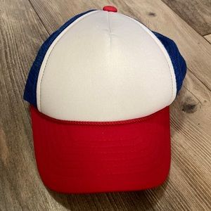 Red, White & Blue Toddler Adjustable Trucker Hat